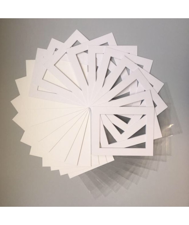 Mount Kits 10” x 8” to fit 7” x 5”  Textured White 20 Pack